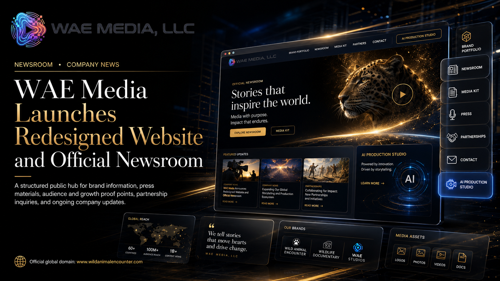 WAE Media Launches Redesigned Website and Official Newsroom