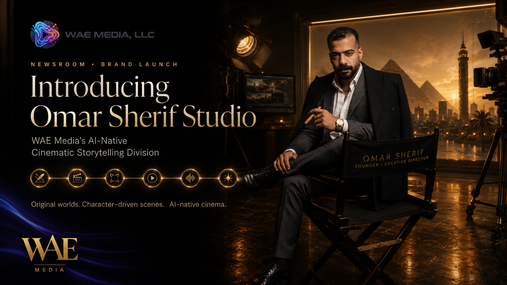 Introducing Omar Sherif Studio: WAE Media's AI-Native Cinematic Storytelling Division
