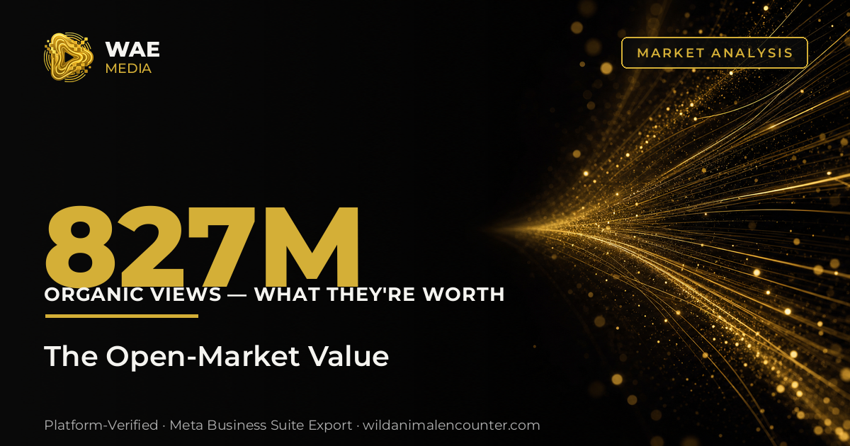 What 827 Million Organic Views Are Worth on the Open Market