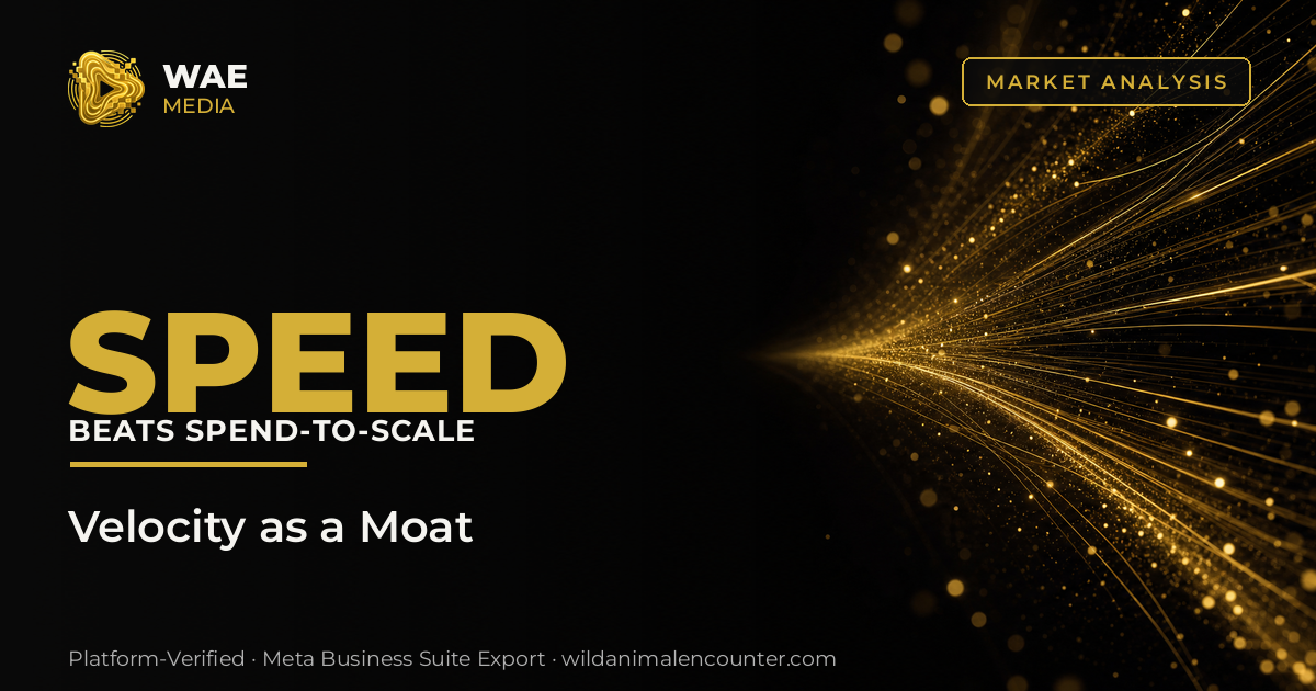 Velocity as a Moat: Why Speed-to-Scale Beats Spend-to-Scale