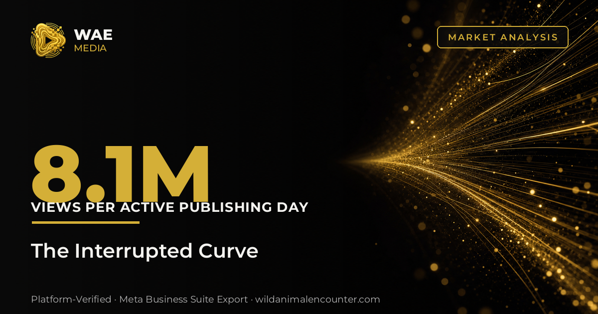 The Interrupted Curve: What 8.1 Million Views Per Active Day Implies